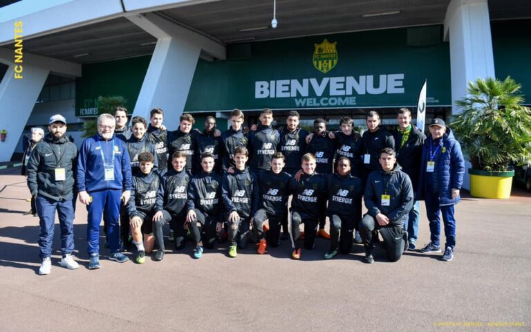 Nos U16 en visite à la Beaujoire