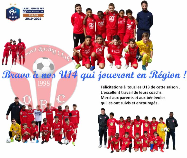 Les U14 en Région