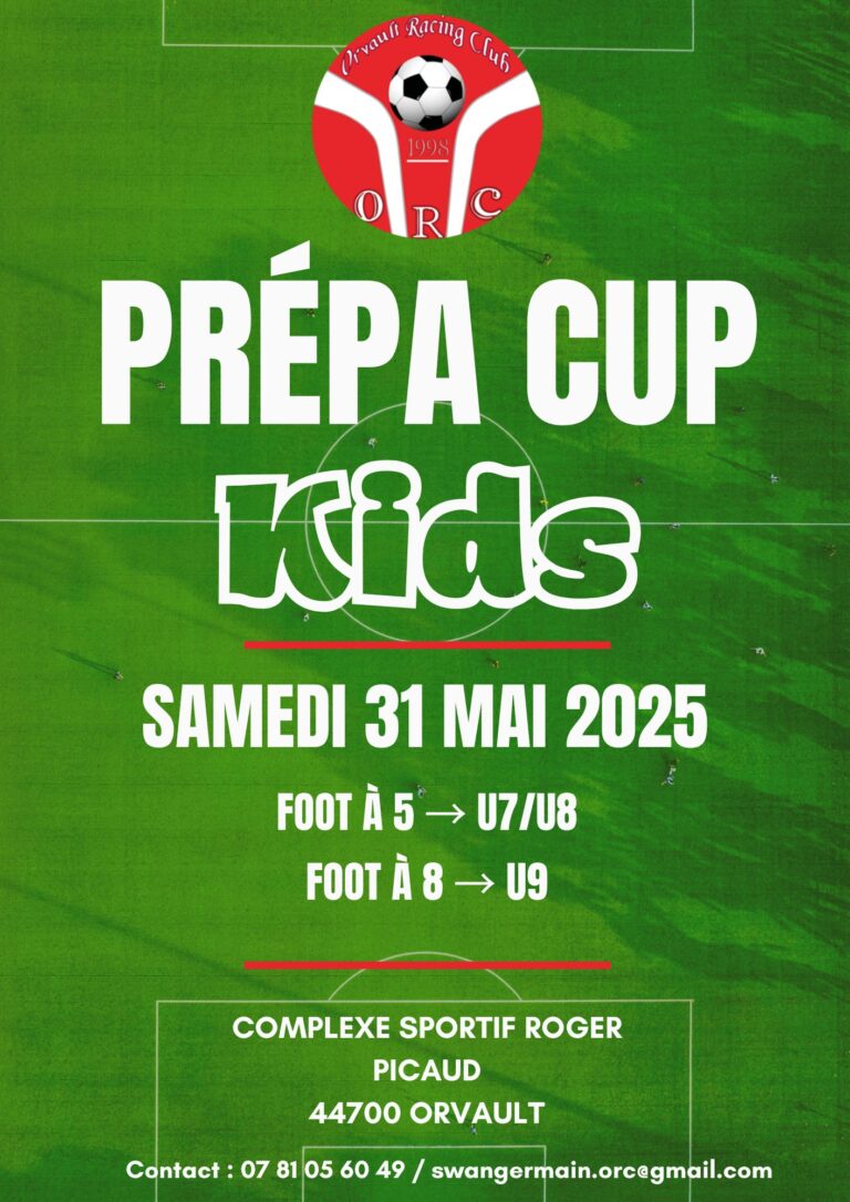 Prépa Cup Kids le 31/05/2025