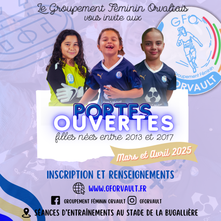 Portes Ouvertes GFO Mars Avril 2025