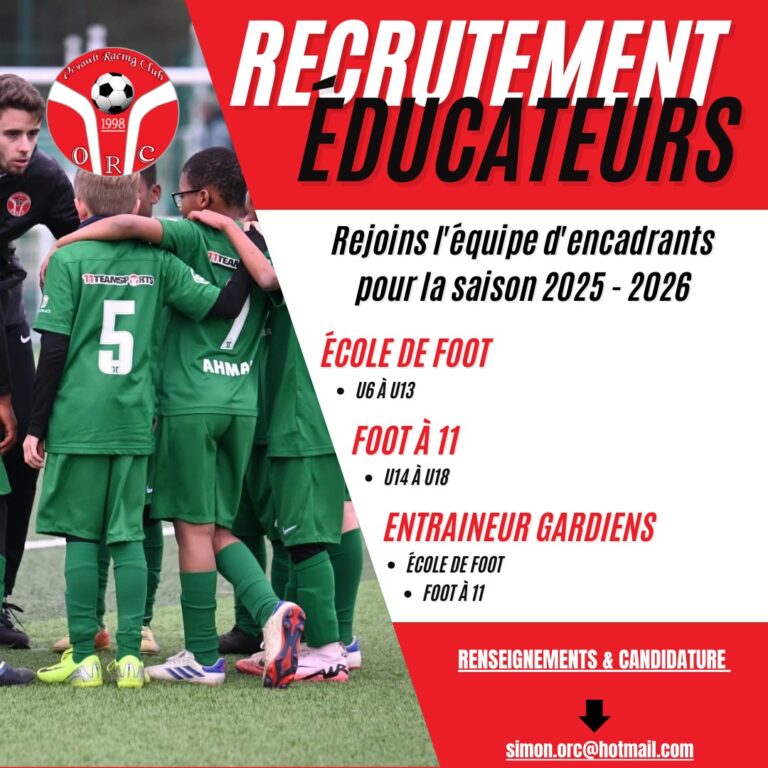 RECRUTEMENT EDUCATEURS