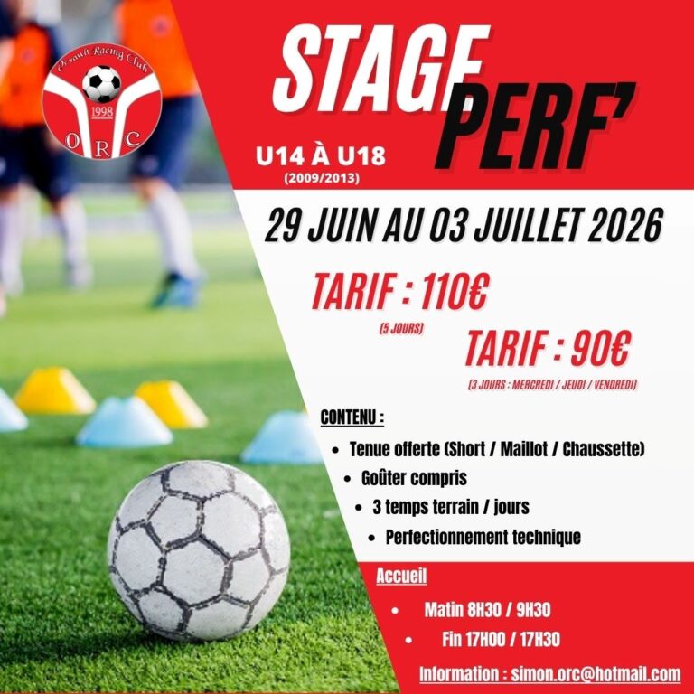 Stage Perfectionnement 2026